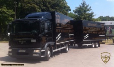 CE-Zug: MAN TGX mit Anhänger