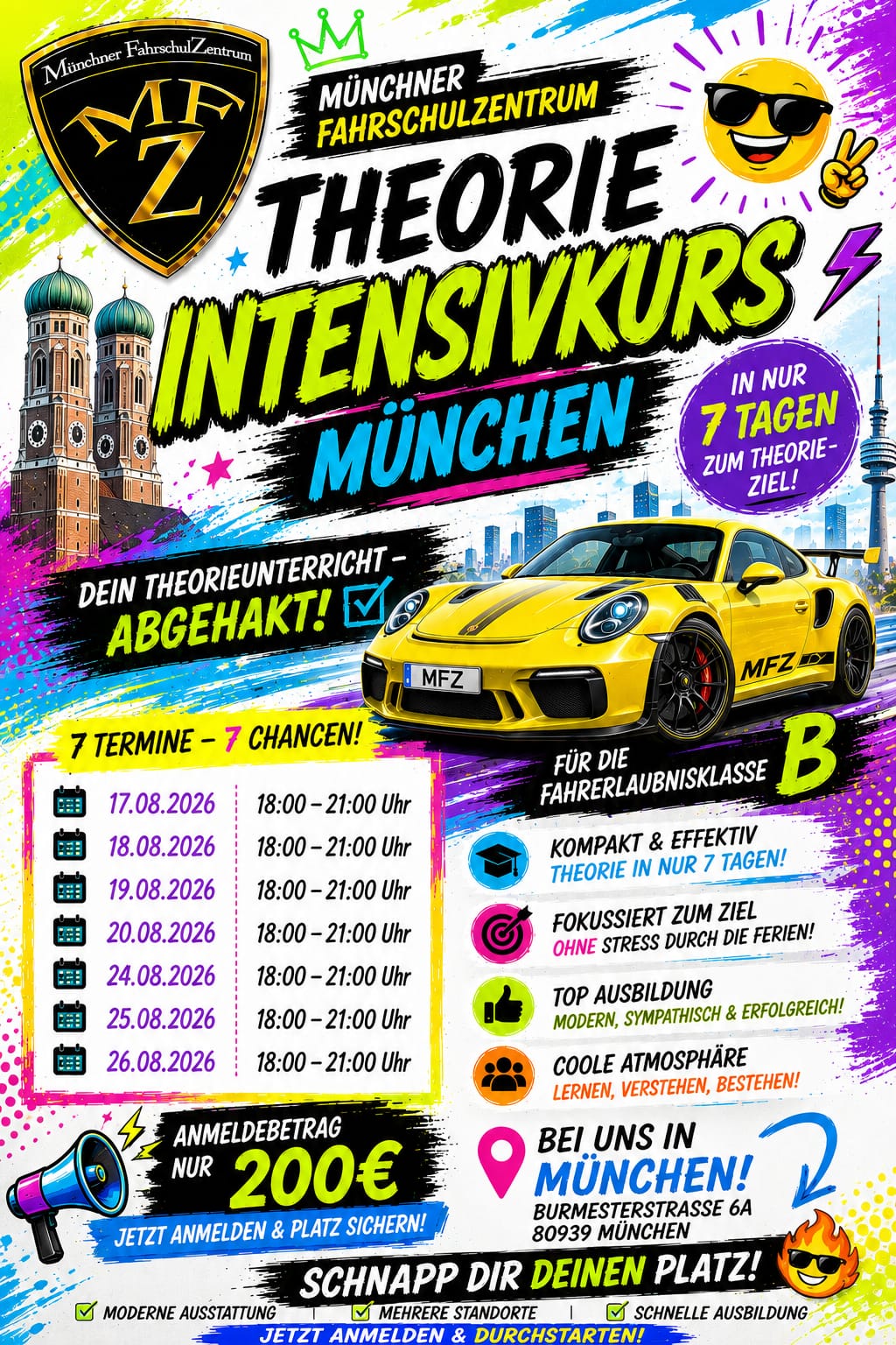 Theorieintensivkurs August 2026